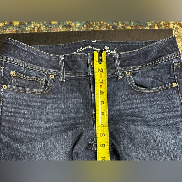 EUC American Eagle mid rise slim boot cut size 12 - Picture 4 of 7